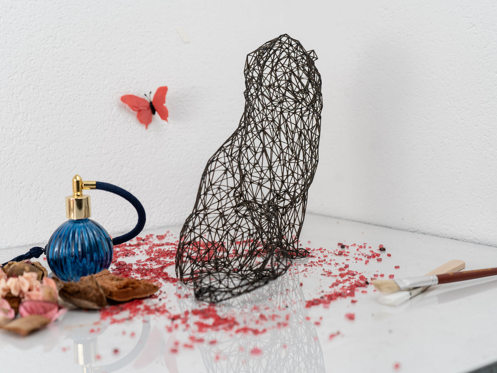 Majestic Lion Wire Art Sculpture-3