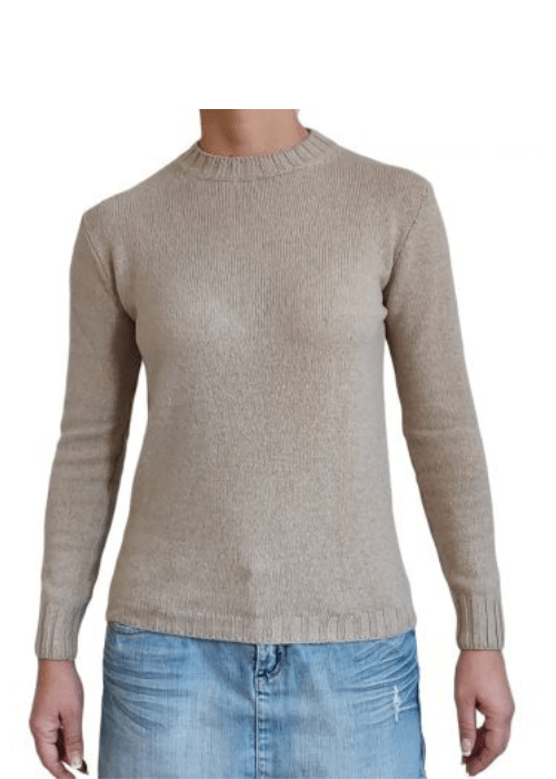 Maglia Donna Girocollo in Cashmere Rigenerato-3