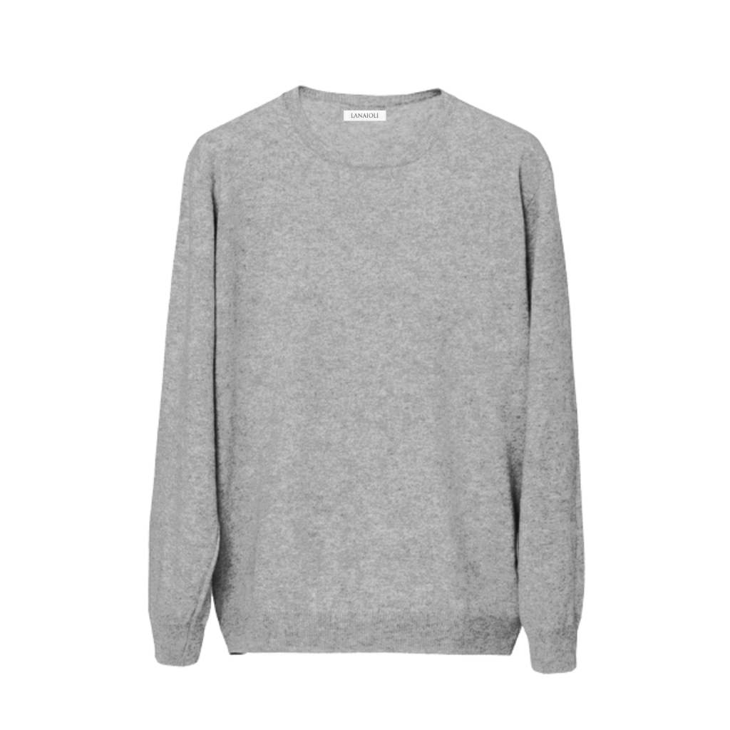 Maglia Uomo Calata in Cashmere Rigenerato Girocollo-8