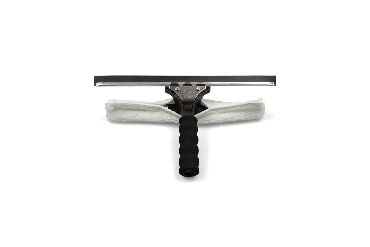 Multipurpose Window Squeegee &amp; Microfiber Scrubber 30 cm-0
