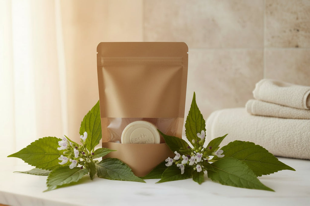 Organic Certified Balancing Solid Shampoo - Patchouli - Oily & all Hair Types 60g-5