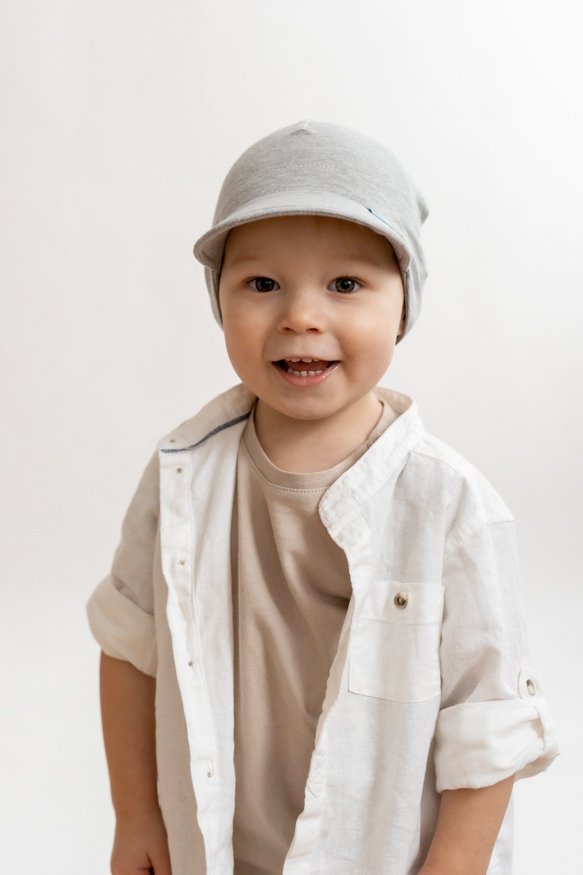 Kids Peaked Bamboo Viscose Summer Hat PHIL-4