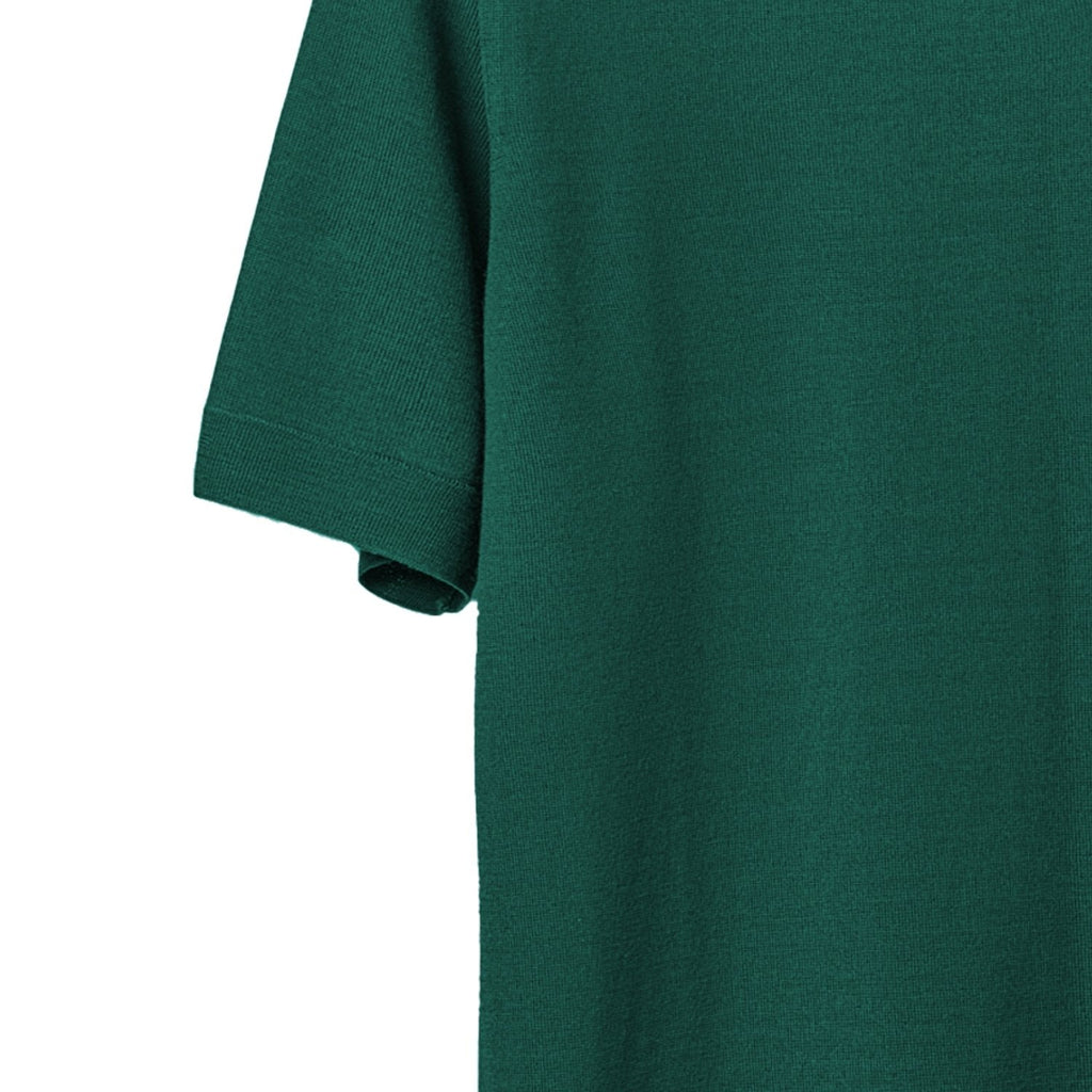 Polo Uomo Maniche Corte Pura Lana Merino Extrafine