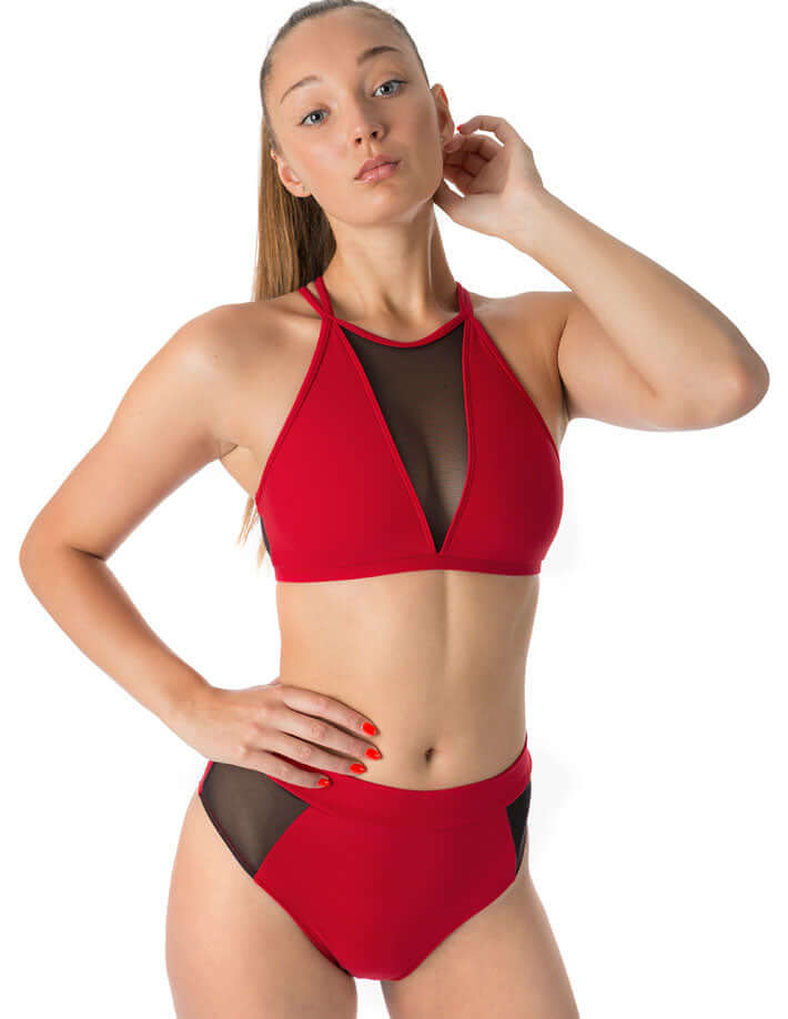 Mesh Sports Bra for Pole Dance & Yoga – Victoria-8