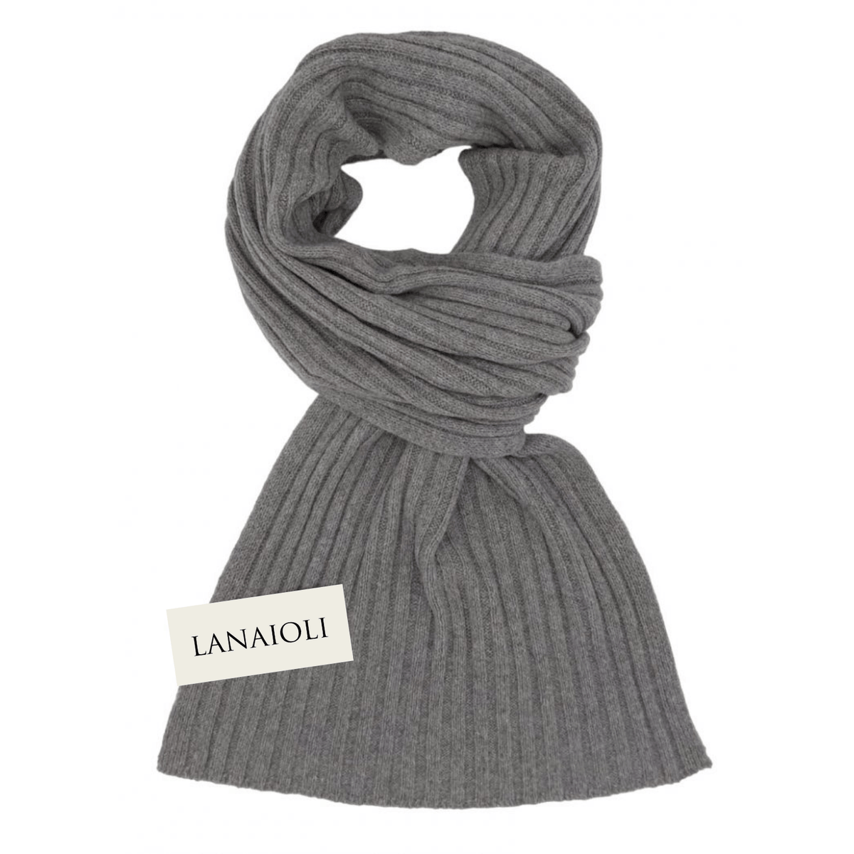 Sciarpa Donna a Coste Cashmere Rigenerato