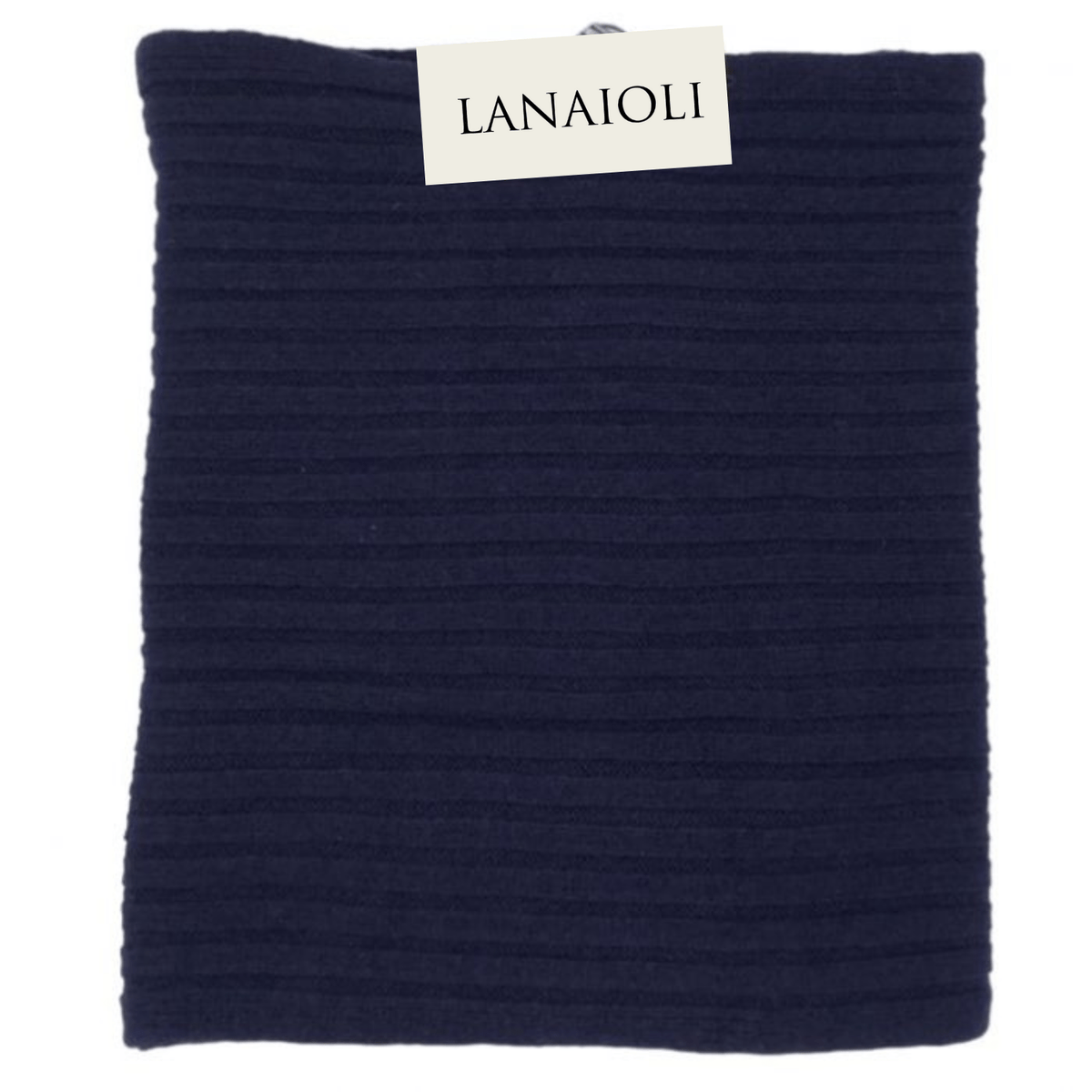 Sciarpa Uomo a Coste Cashmere Rigenerato
