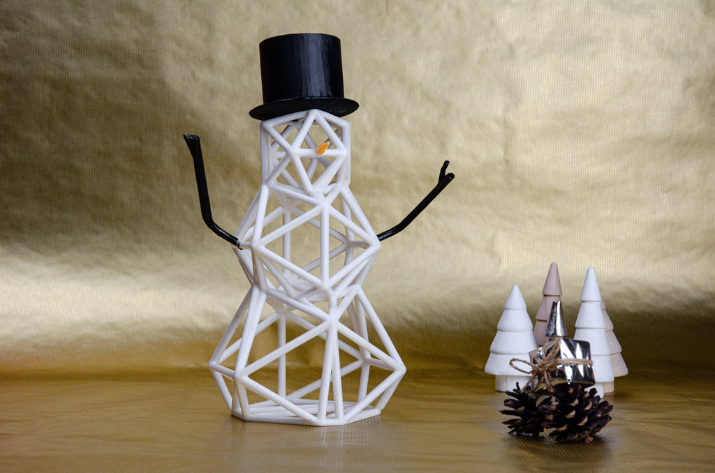 Christmas Snowman Sculpture-1
