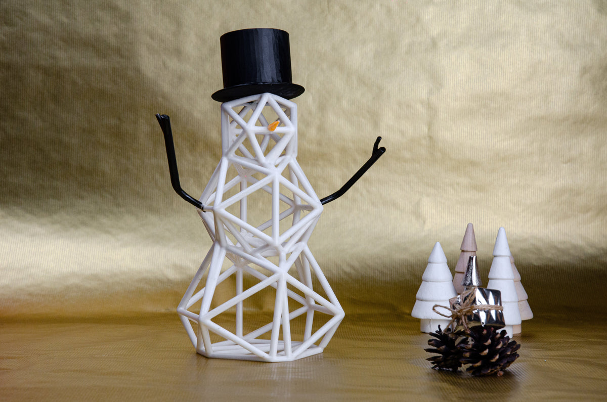 Christmas Snowman Sculpture-1