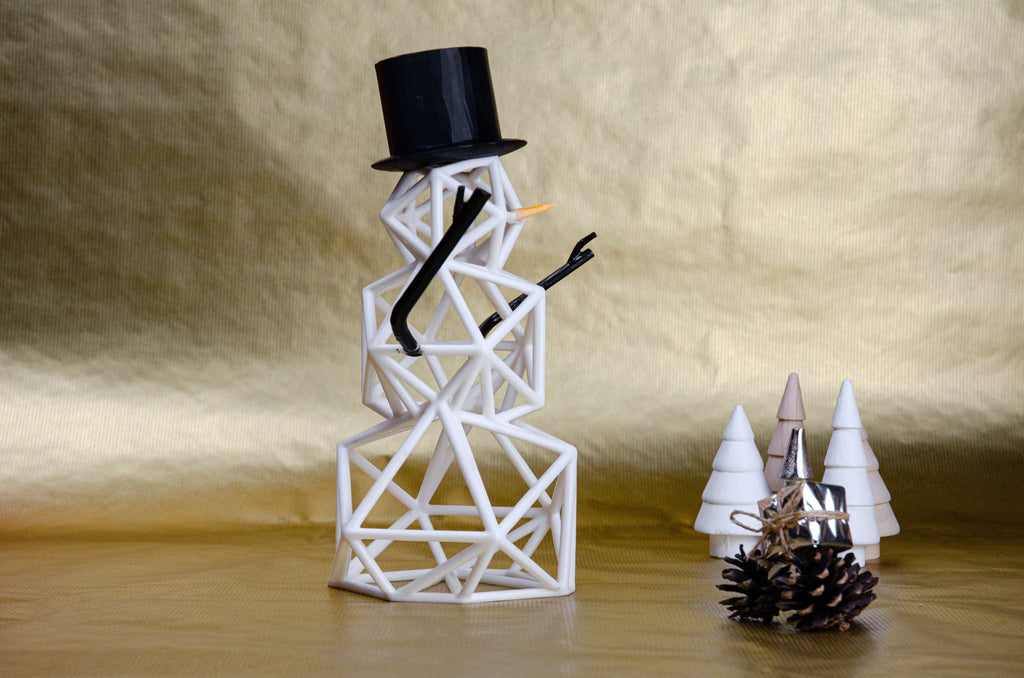 Christmas Snowman Sculpture-2