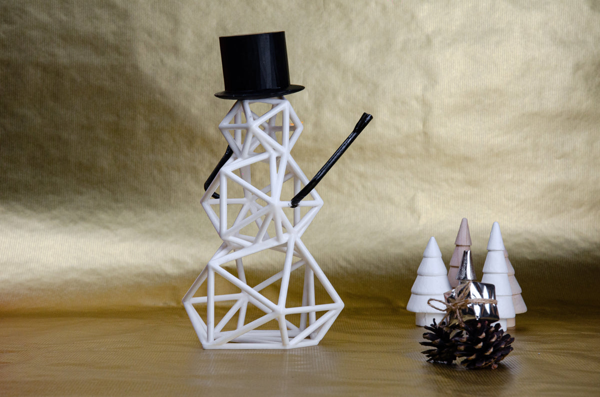 Christmas Snowman Sculpture-3