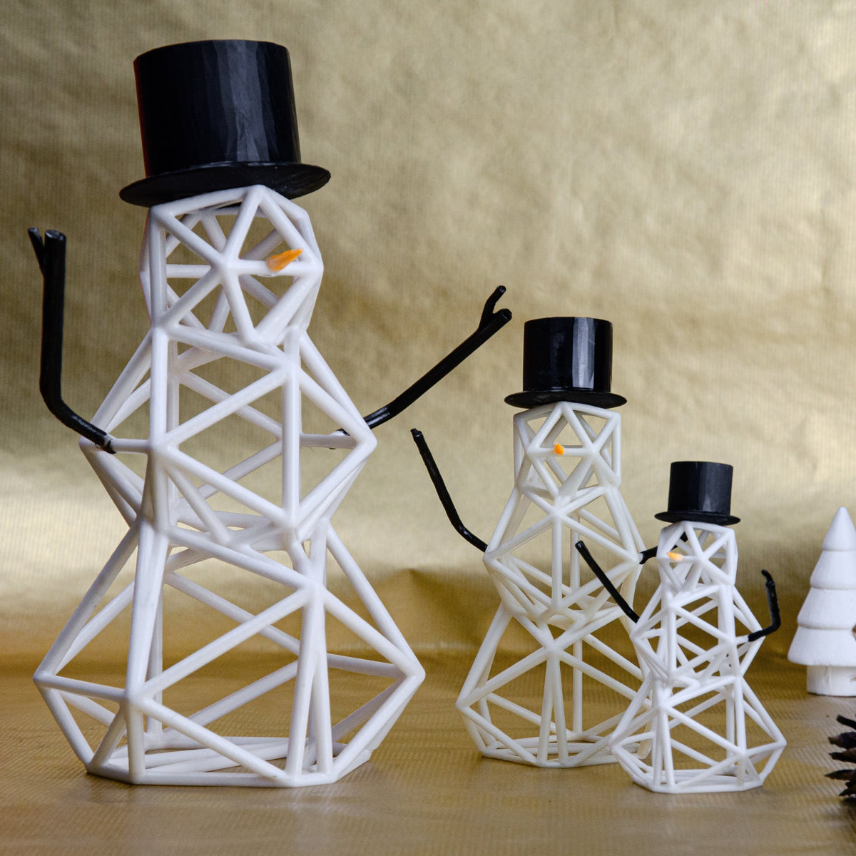 Christmas Snowman Sculpture-0
