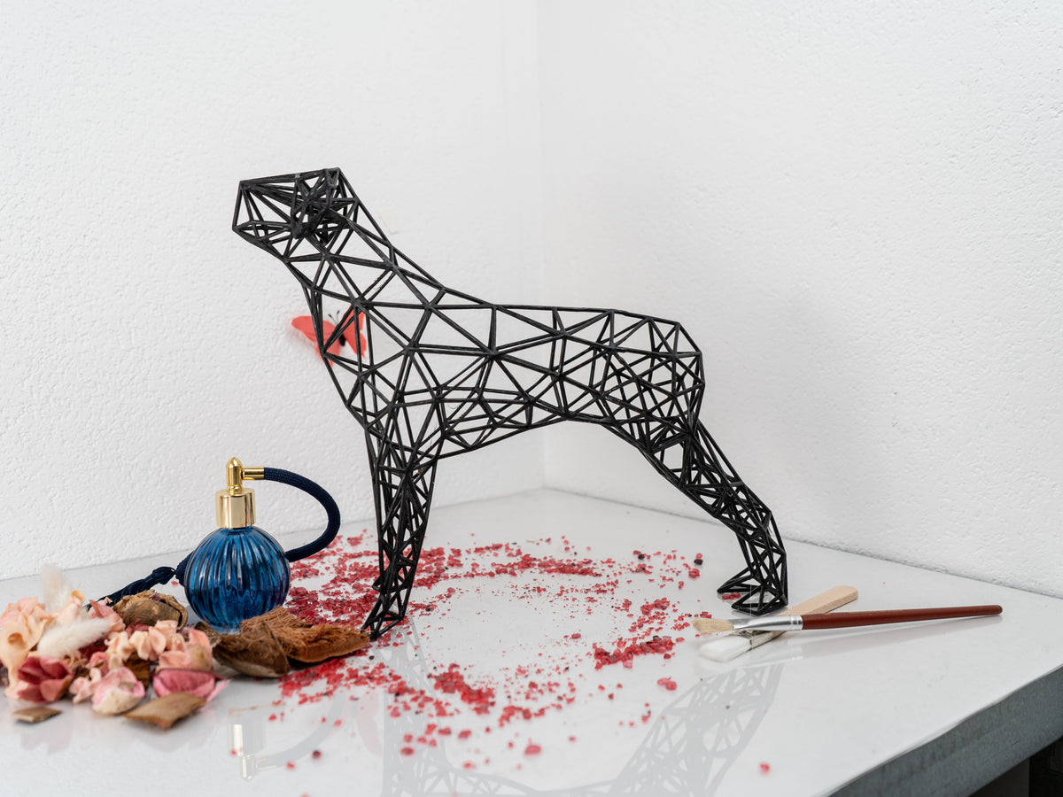 Thin Line Dog Sculpture Decor-1