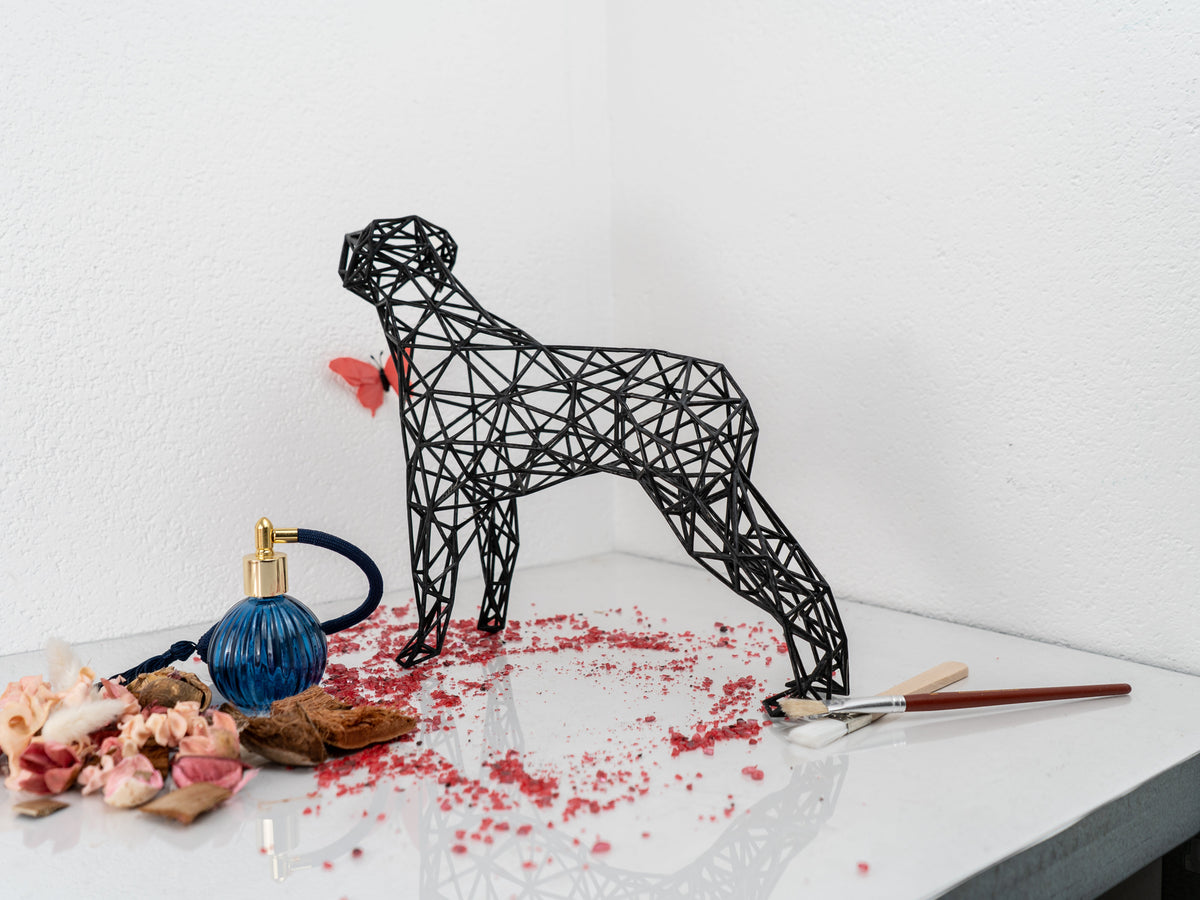 Thin Line Dog Sculpture Decor-3