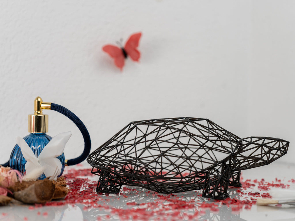 Wireframe Design Turtle Sculpture-1