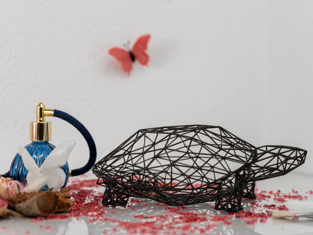 Wireframe Design Turtle Sculpture-1