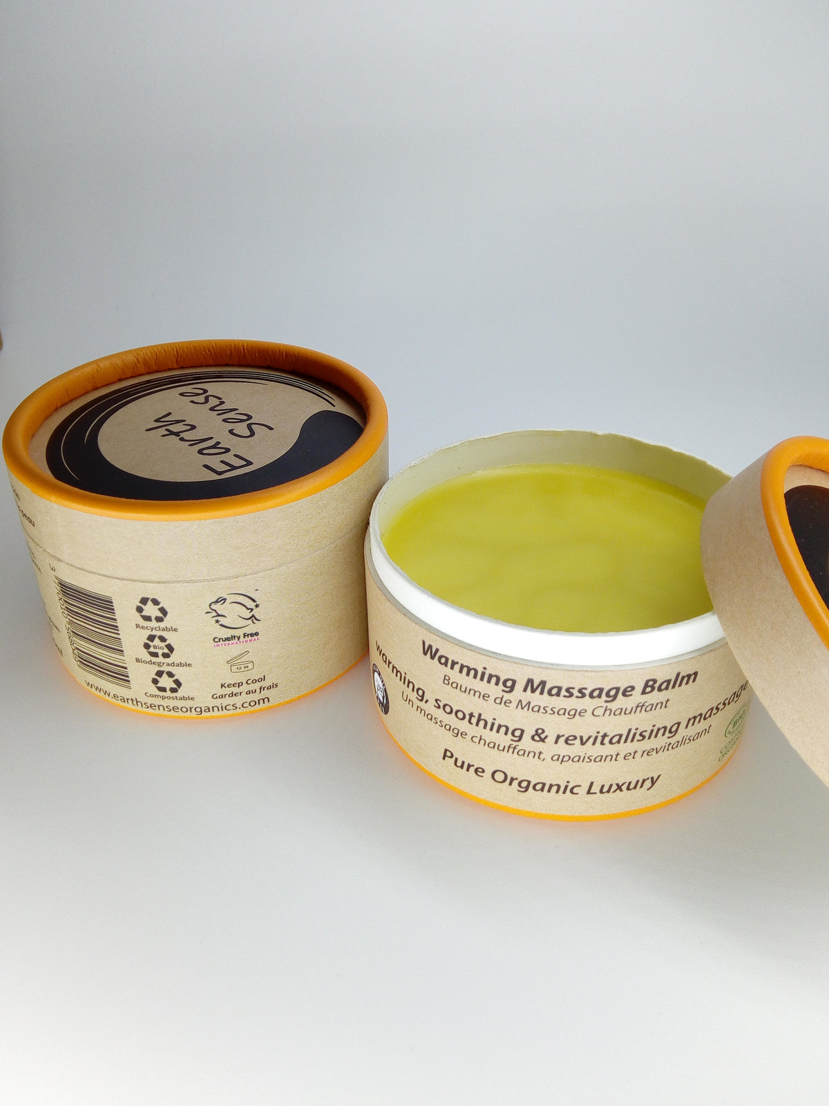 Organic Warming Massage Balm 100ml - For Face, hands, arms & whole body - 1 piece-6