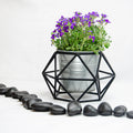 Geometric Wire Vase Cage – Modern Design for Weddings & Everyday Living-0