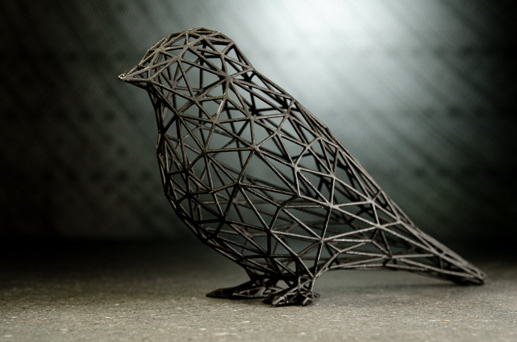 Small Sparrow Charming Sculpture-3