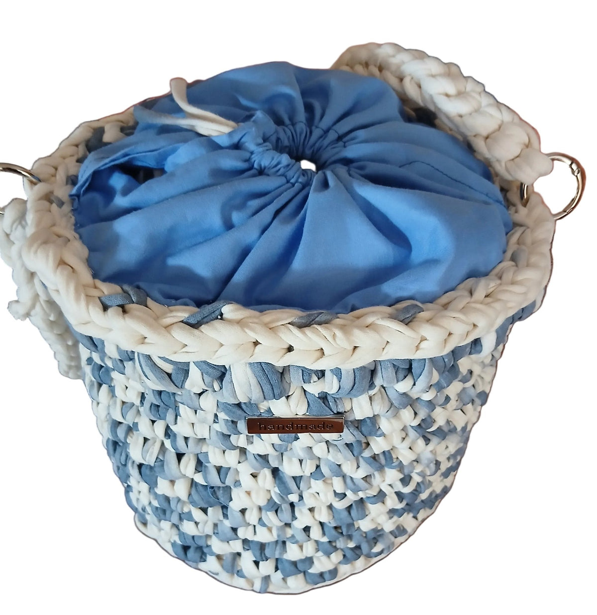 Borsa a Secchiello in Cotone Riciclato-0