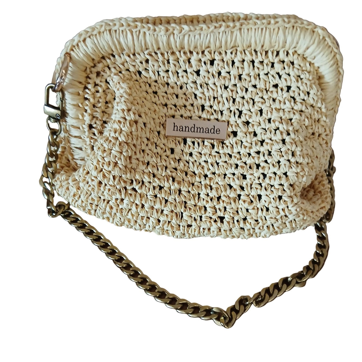 Borsa in Rafia Naturale-0