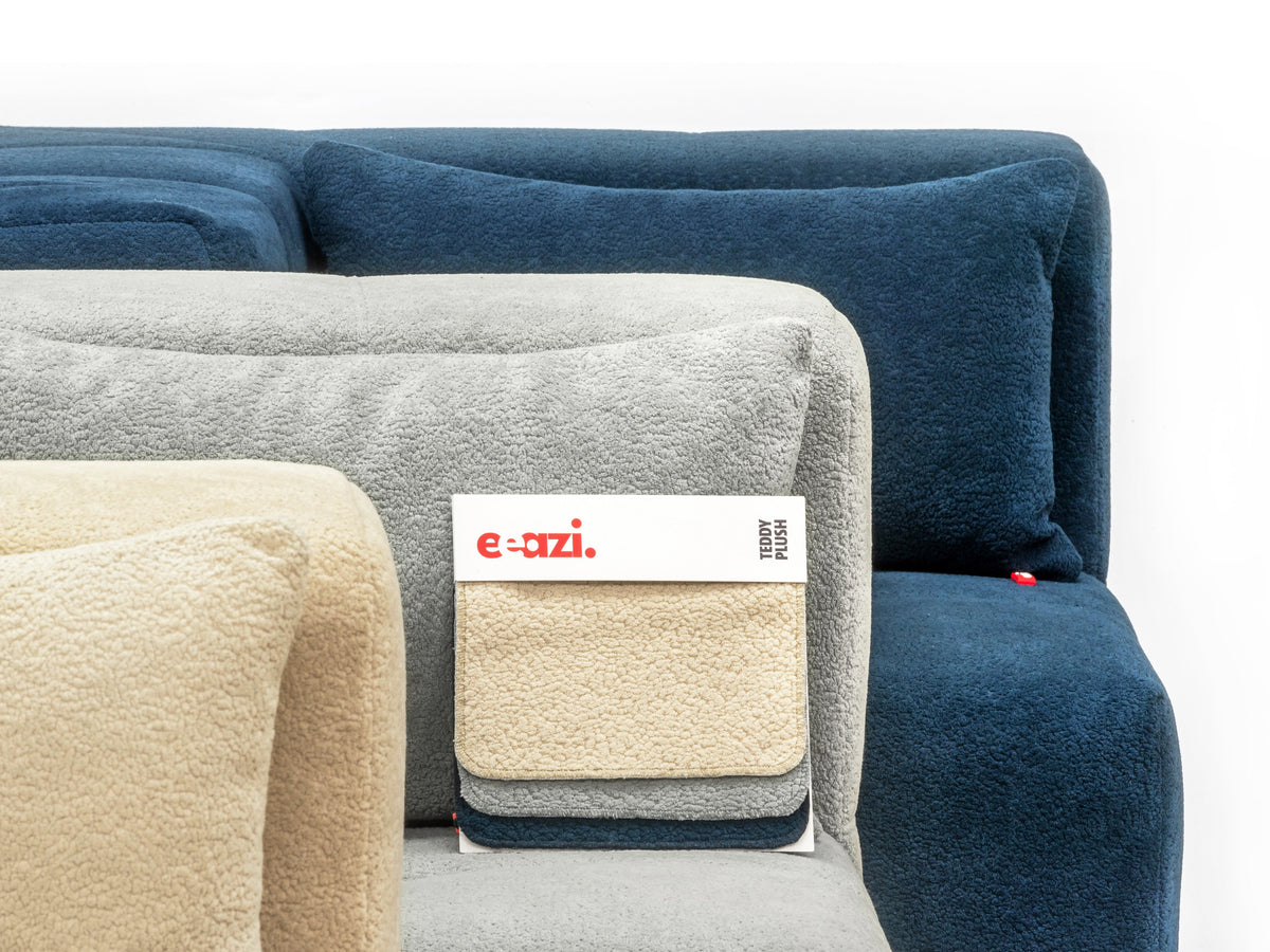 EEAZI Sofa-Stoffmuster – Grau, Beige, Blau-2