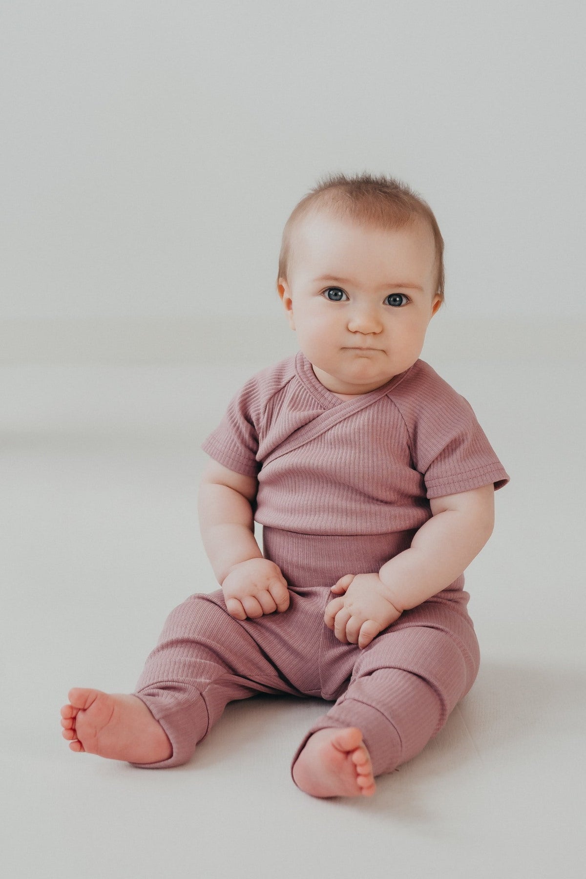 Baby Wrap Bodysuit with Short Sleeves GIGI