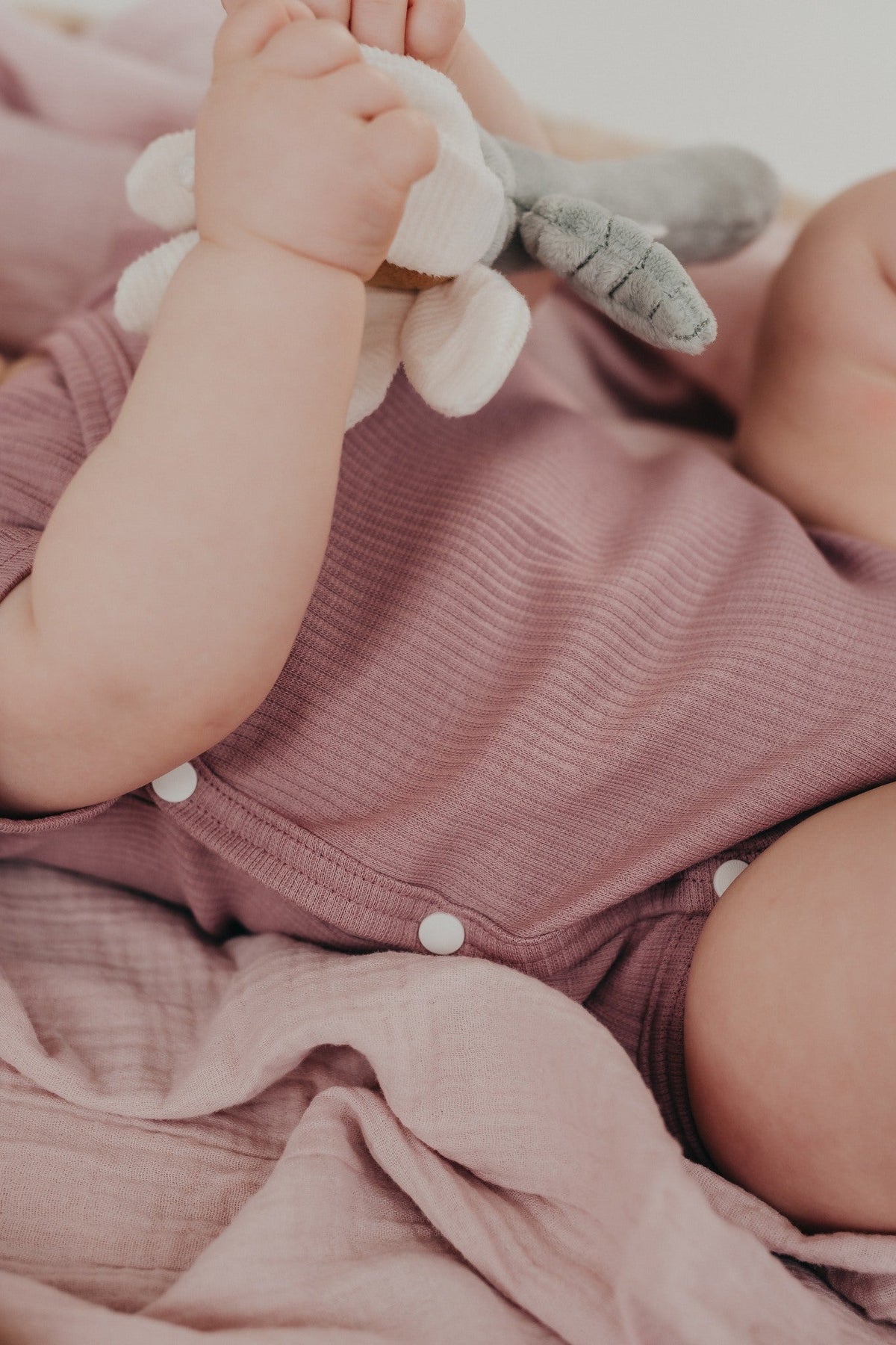 Baby Wrap Bodysuit with Short Sleeves GIGI