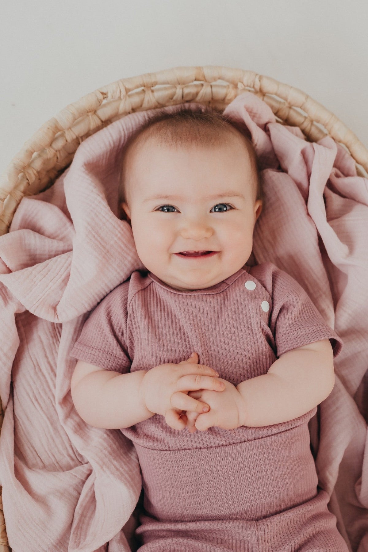 Baby Bodysuit with Short Sleeves GINA-3