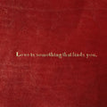 Small leather valet tray with love text-1
