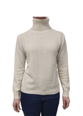 Maglia Donna Collo Alto Cashmere Rigenerato