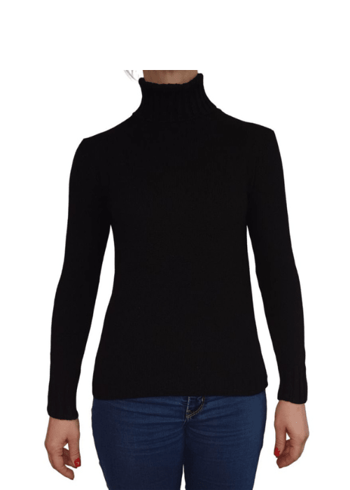 Maglia Donna Collo Alto Cashmere Rigenerato