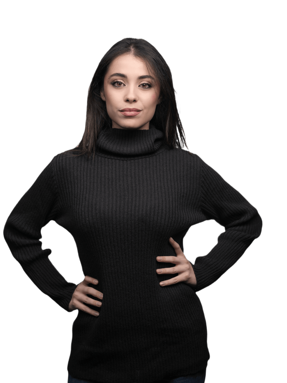 Maglia Donna Collo Alto Lana Merino Filiera Corta-7