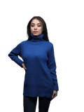 Maglia Donna Collo Alto Lana Merino Filiera Corta-0