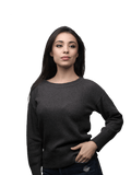 Maglia Donna Girocollo in Cotone Rigenerato-0