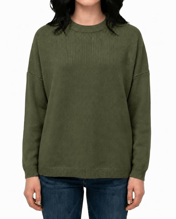 Maglia Donna Over Girocollo Cashmere Rigenerato-2