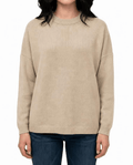 Maglia Donna Over Girocollo Cashmere Rigenerato-1