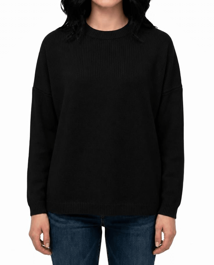 Maglia Donna Over Girocollo Cashmere Rigenerato-3
