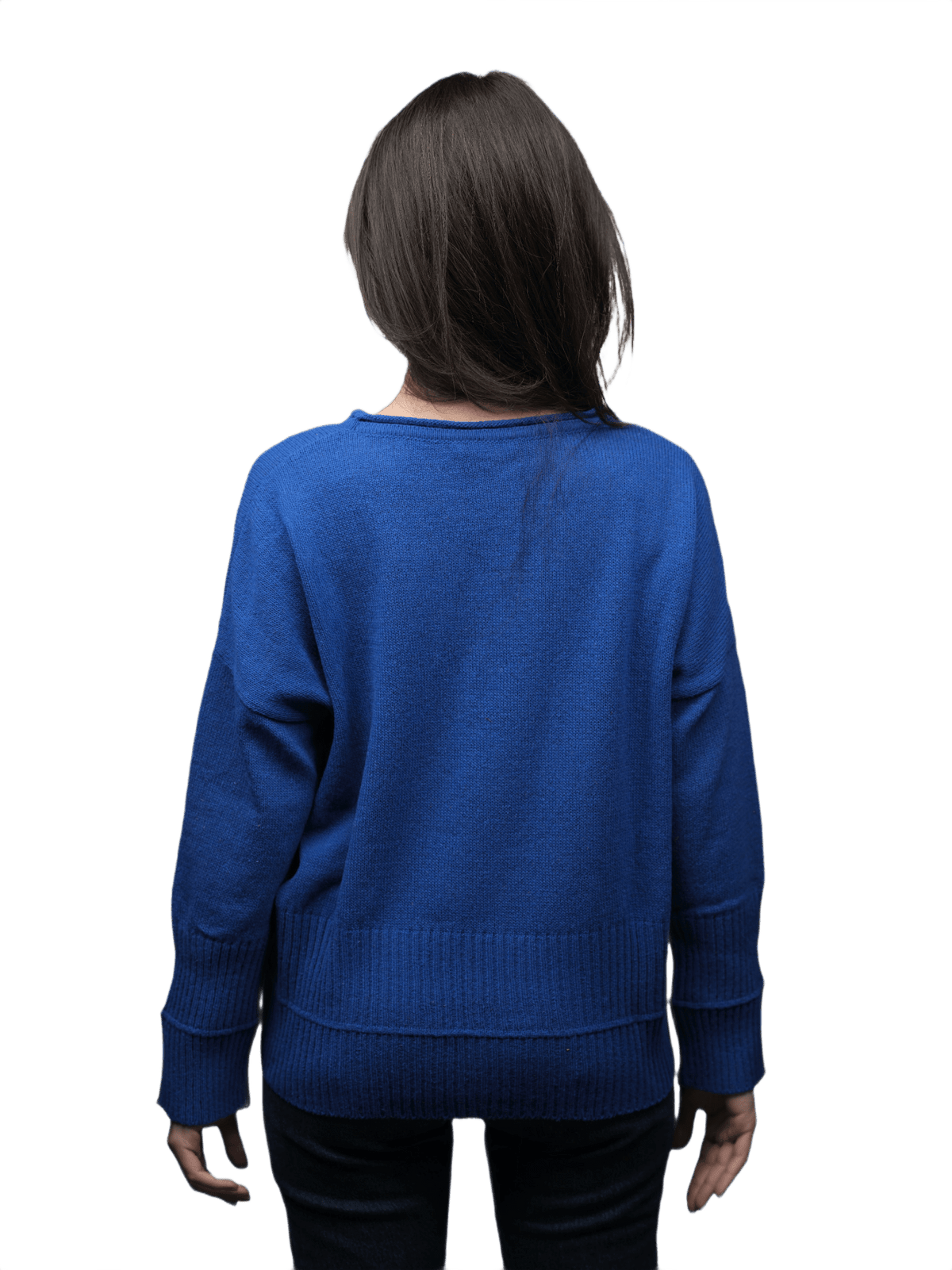 Maglia Donna Over Girocollo Lana Merino Filiera Corta-3