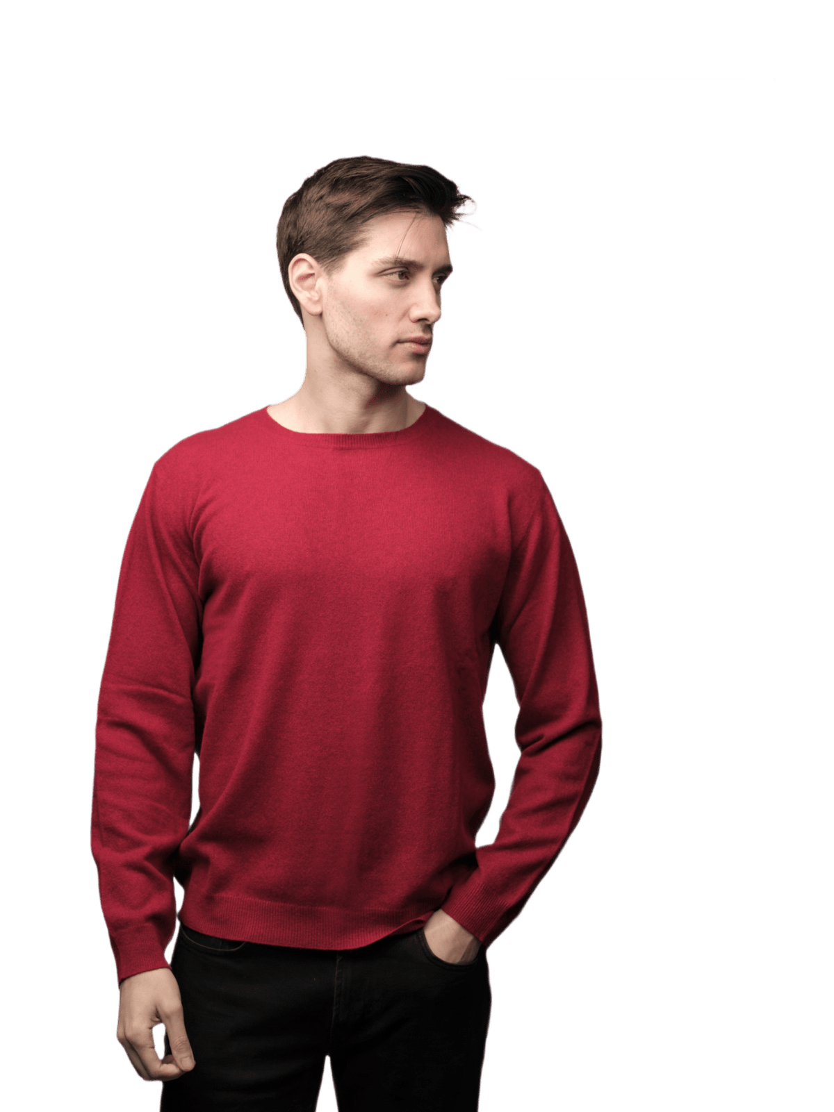 Maglia Uomo Calata in Cashmere Rigenerato Girocollo-0
