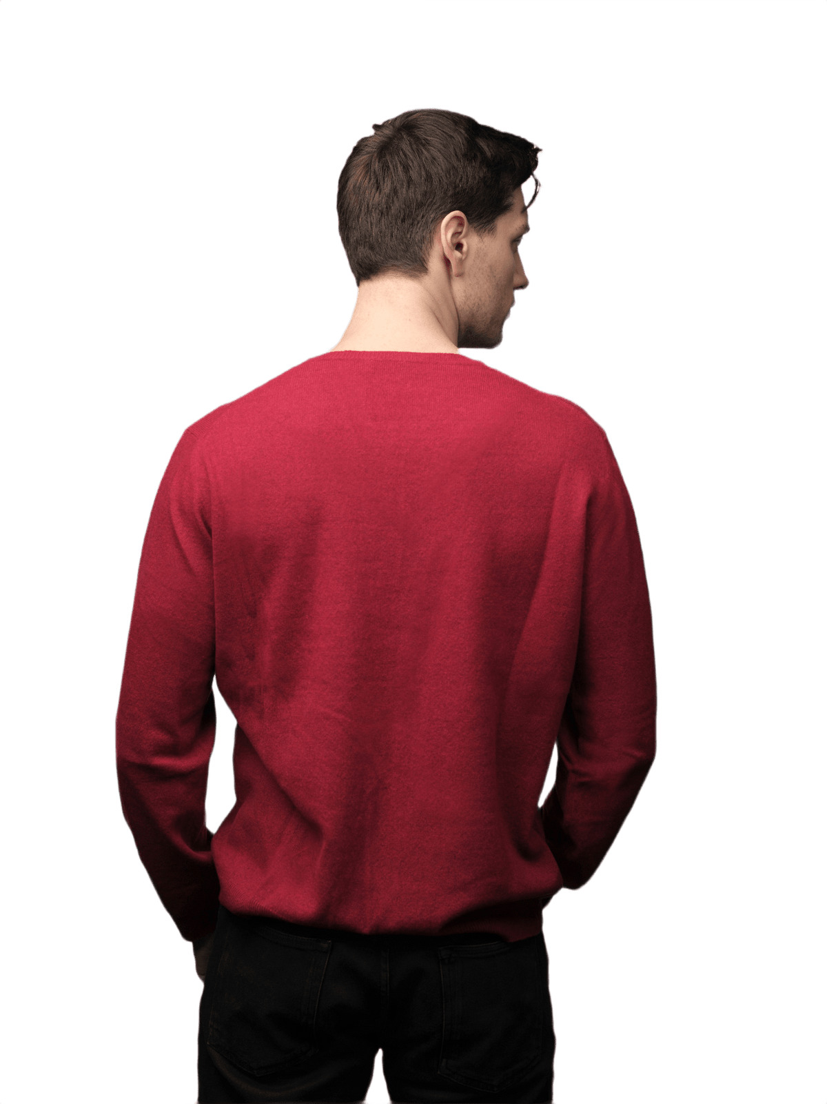 Maglia Uomo Calata in Cashmere Rigenerato Girocollo-1