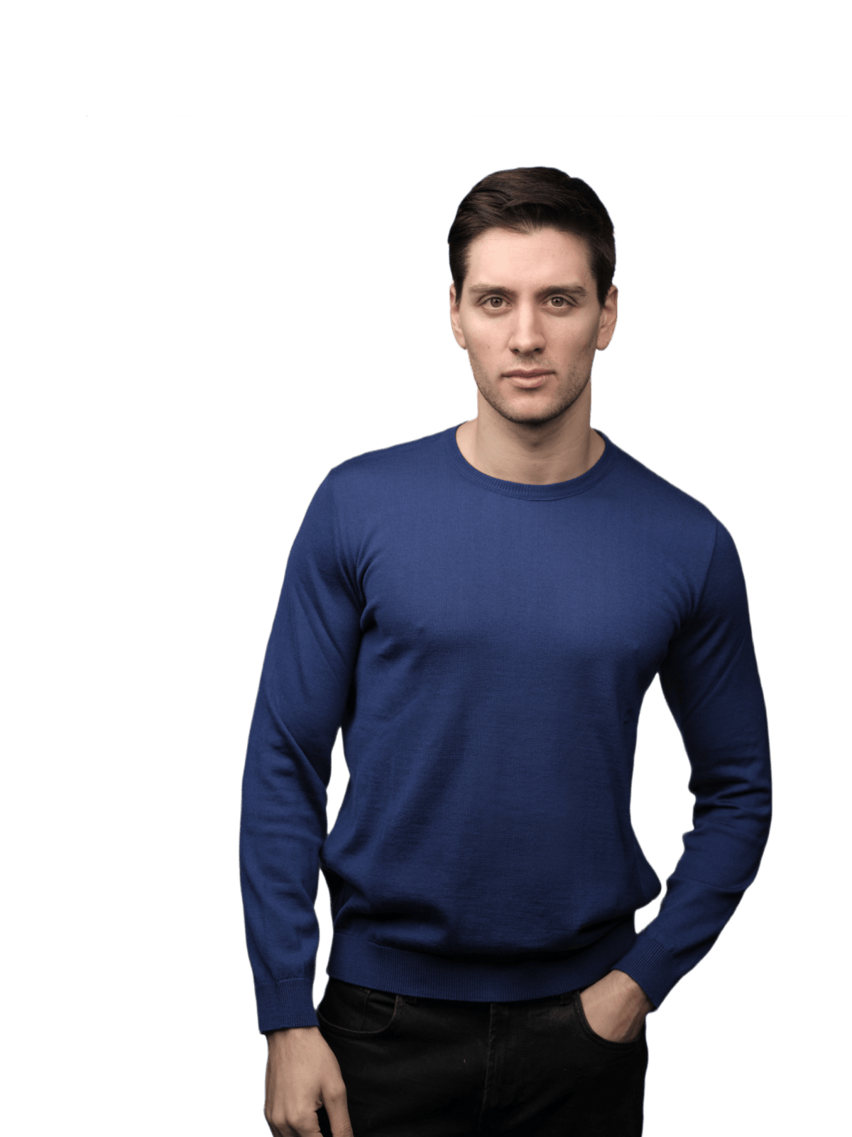 Maglia Uomo Girocollo in Lana Merino-0