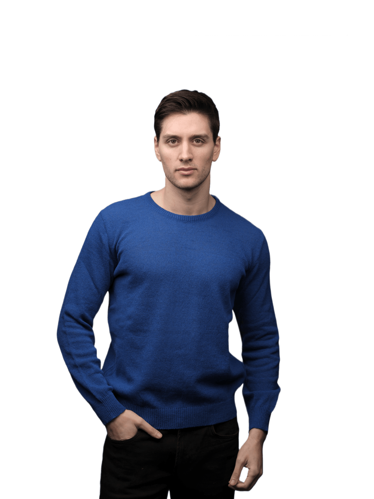 Maglia Uomo Lana Merino Girocollo Filiera Corta