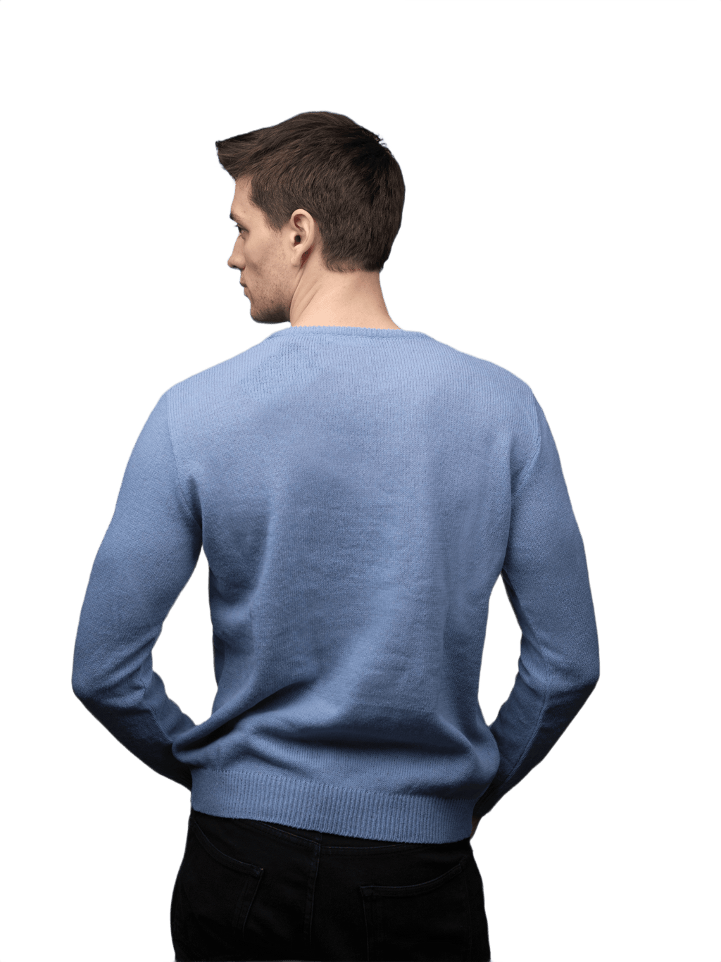 Maglia Uomo Lana Merino Girocollo Filiera Corta
