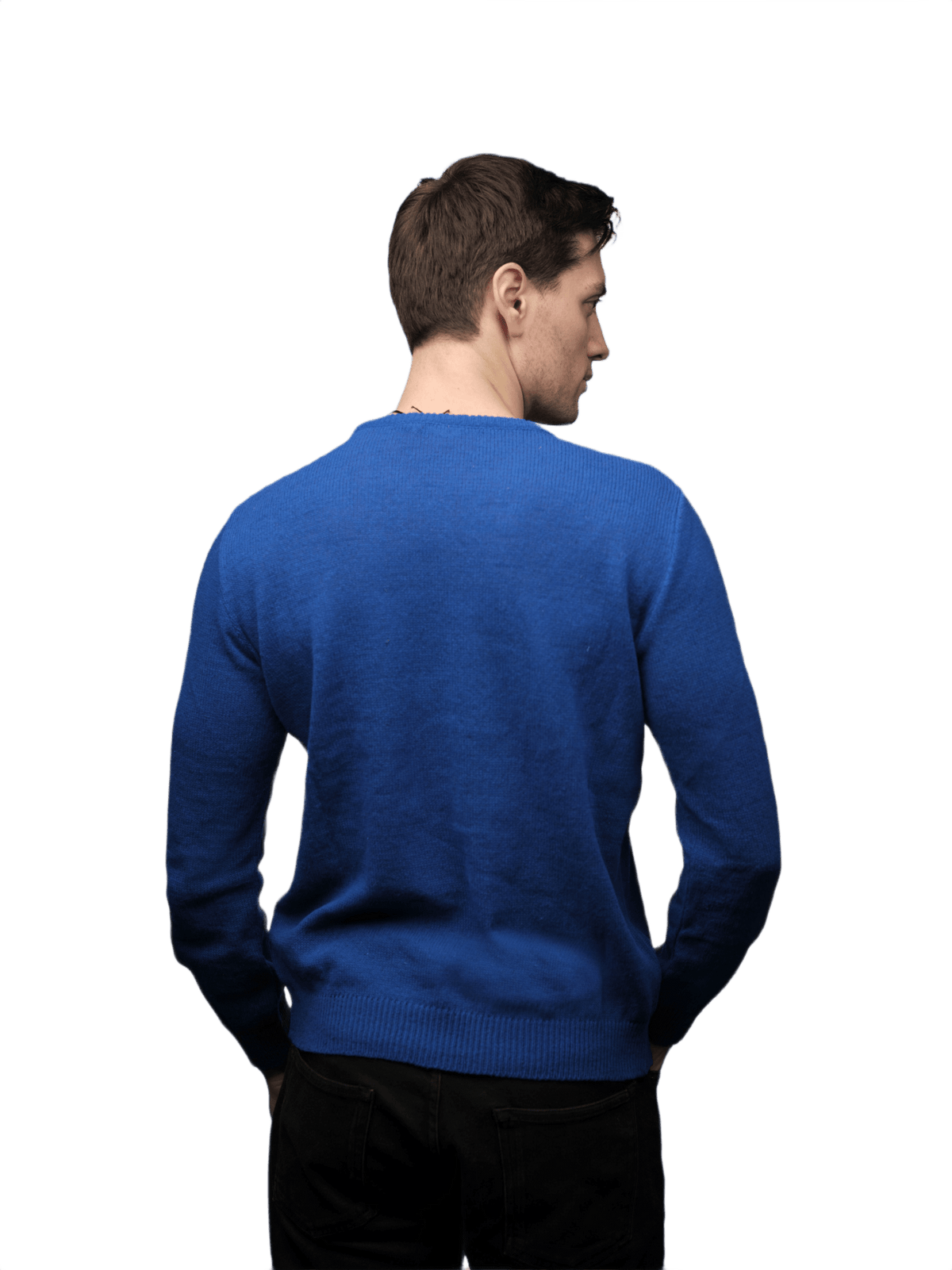 Maglia Uomo Lana Merino Girocollo Filiera Corta
