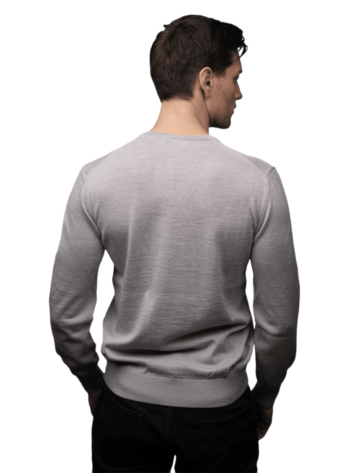 Maglia Uomo Scollo V Lana Merino Extrafine