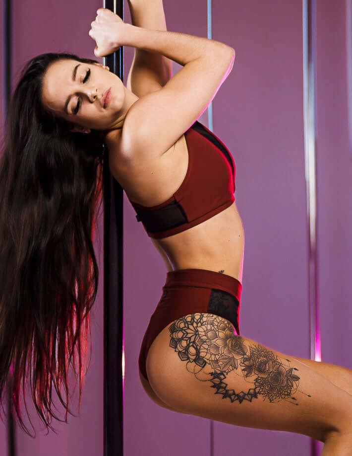 Mesh Pole Dance Shorts – Molly-11