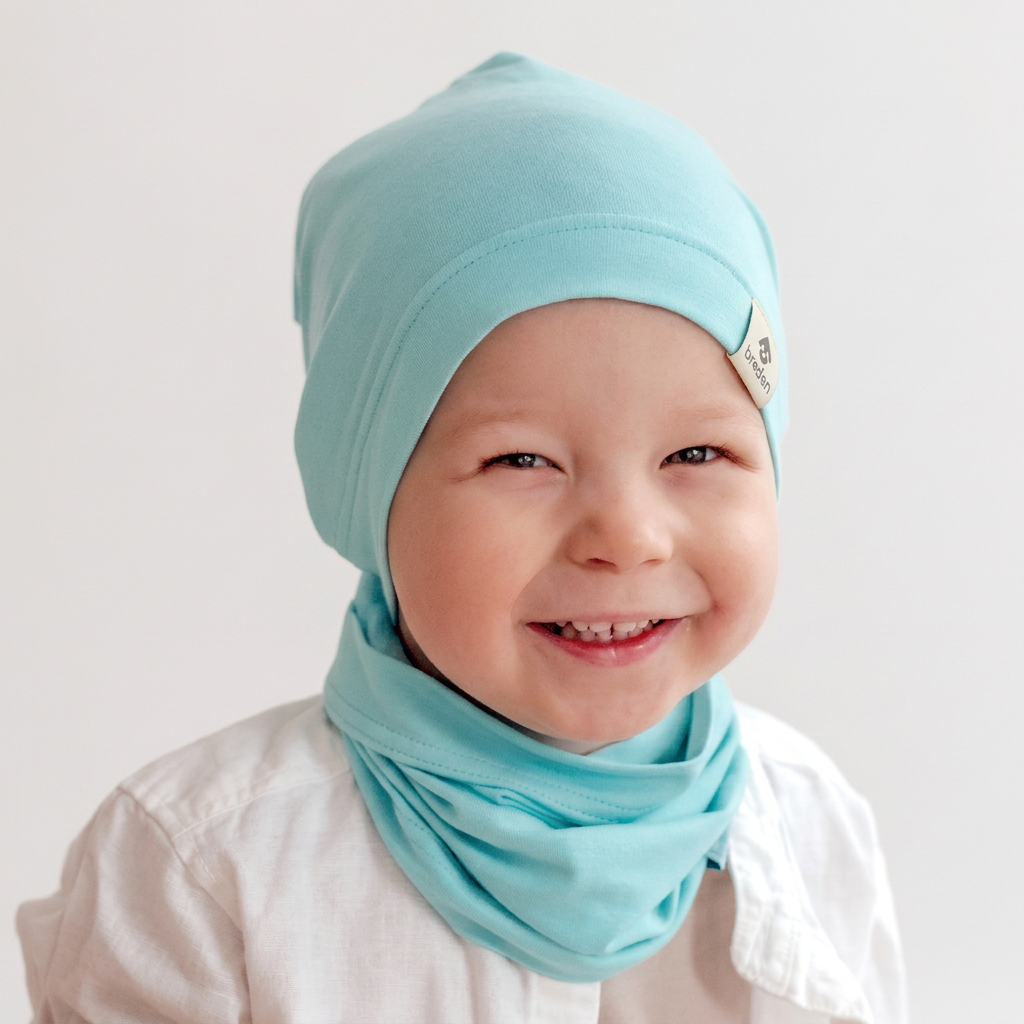 Bamboo Viscose Beanie For Kids PABLO-0