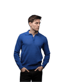 Polo Uomo Manica Lunga Lana Merino Filiera Corta
