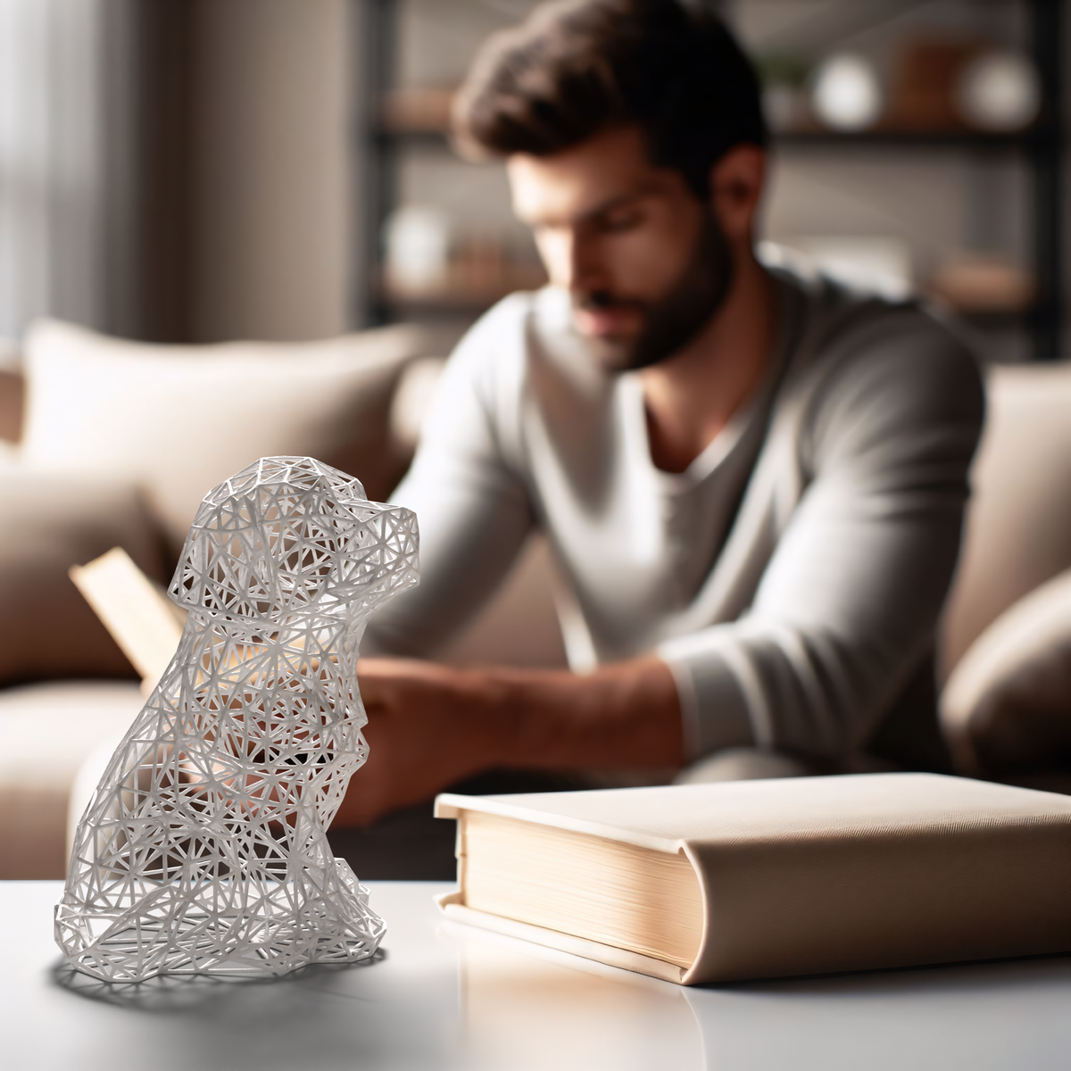 Adorable Puppy Wire Design-4