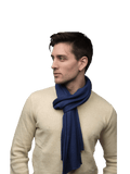 Sciarpa Uomo Rasata in Lana Merino-0